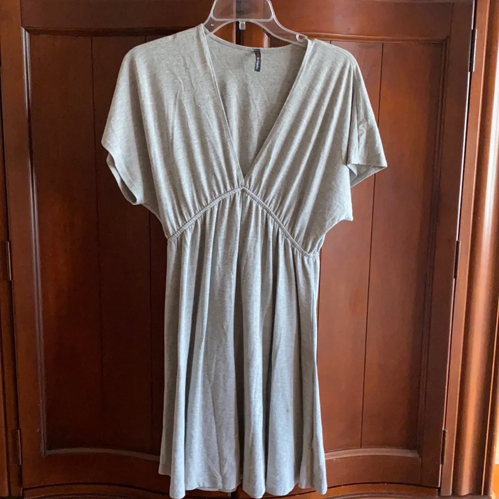 Fire Los Angeles Swim Coverup Heather Gray  stretch Vneck size Medium